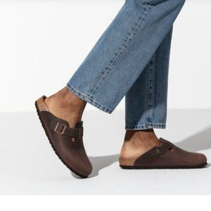 Birkenstock Boston Oiled Leather Clogs